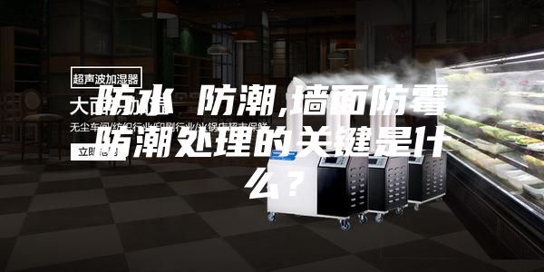 防水≠防潮,墻面防霉防潮處理的關鍵是什么?